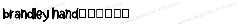 brandley hand字体转换